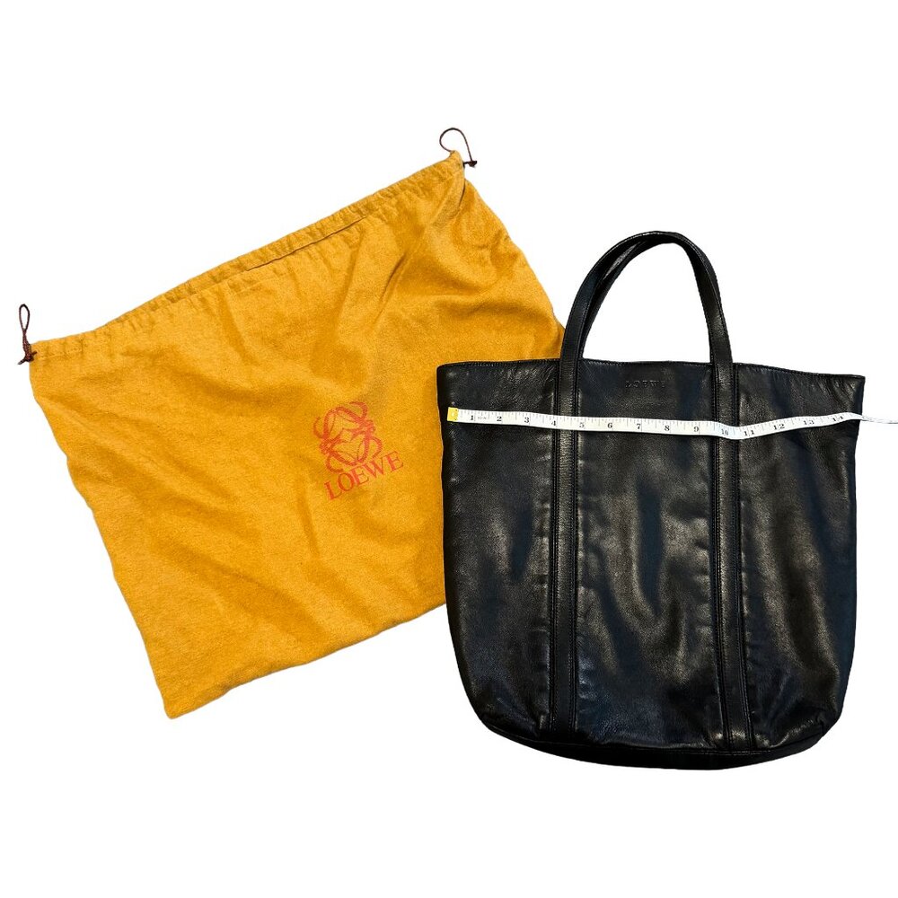 Loewe Black Leather Carryall Tote Bag - Picture 8 of 8